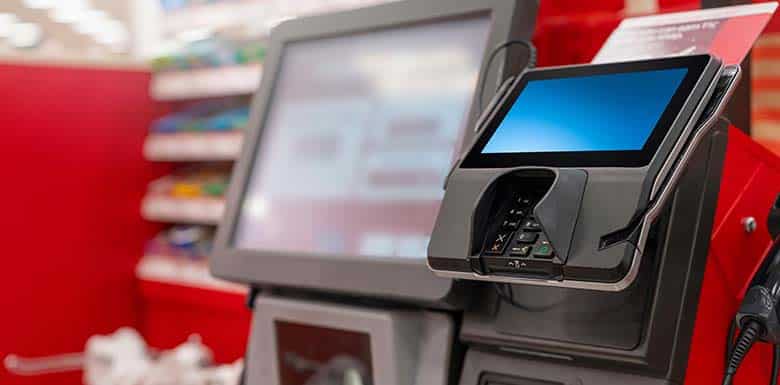 Self checkout machine